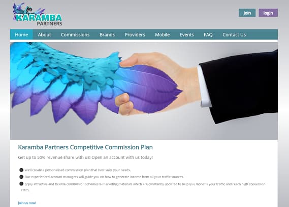 Screenshot Karamba.com