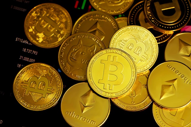 Bitcoinmünzen