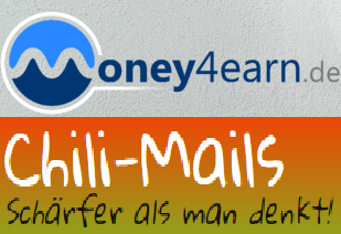 Logos Money4Earn & Chili-Mails