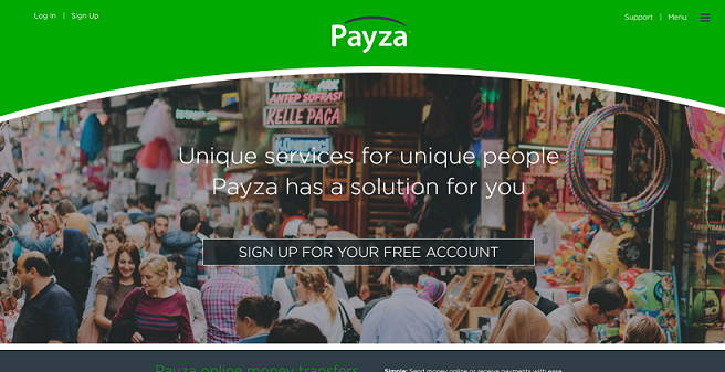 Screenshot PayZa
