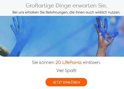 Belohnungen & Auszahlungen bei Lifepoints Belohnungen & Auszahlungen bei Lifepoints